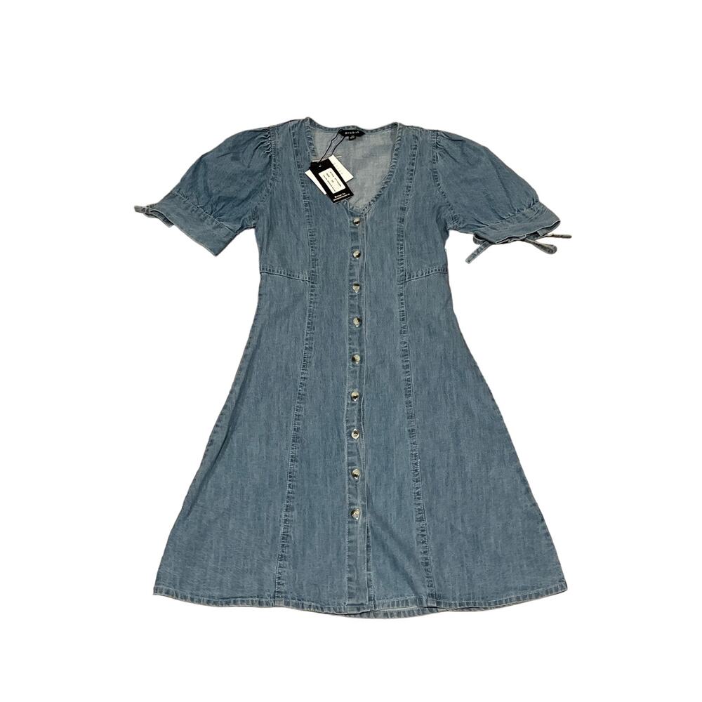Sim & Sam, New, Denim‎ Buttonup Dress, Size XS, KB41
